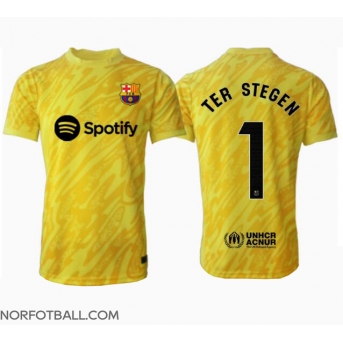 Billige Fotballdrakt Barcelona Ter Stegen #1 Keeper Replika Hjemmedrakt 2024-25 Kortermet
